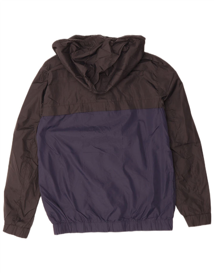 CALVIN KLEIN JEANS Grafisk regnjakke til mænd UK 38 Medium Blue Colourblock