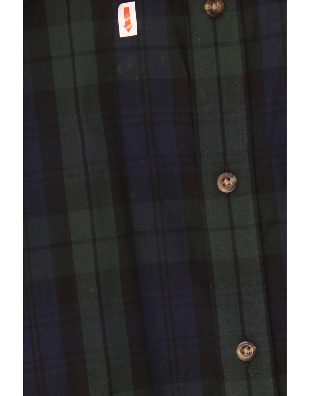 IZOD Mens Flannel Shirt XL Green Check Cotton Vintage Izod and Second-Hand Izod from Messina Hembry 