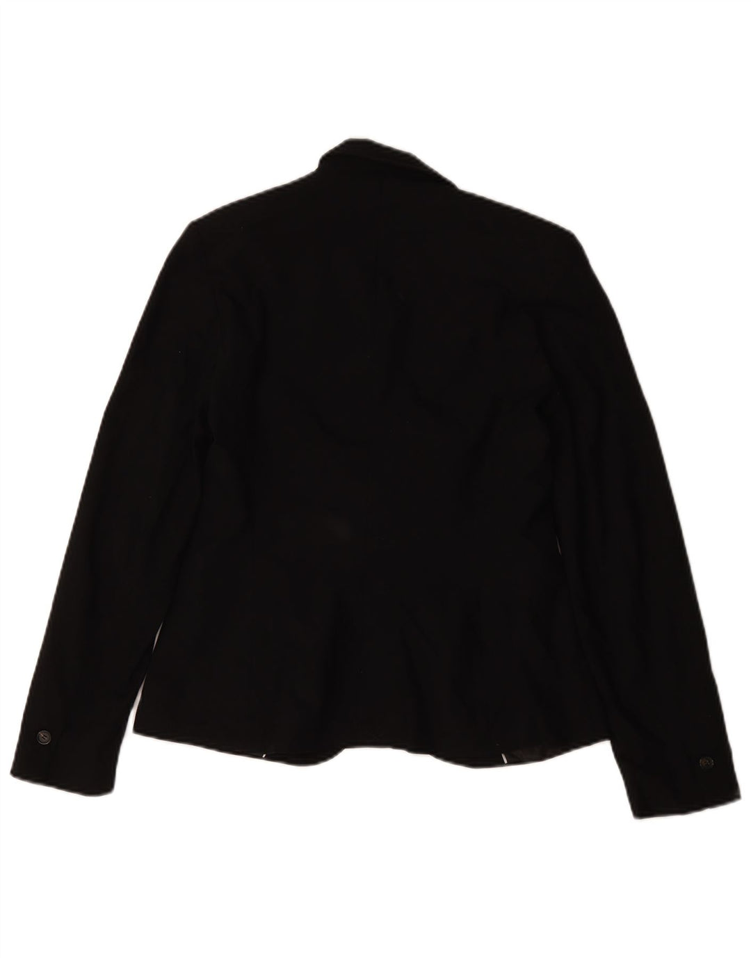 Zara Dame 1 Knap Blazer Jacket UK 36 Small Black Polyester