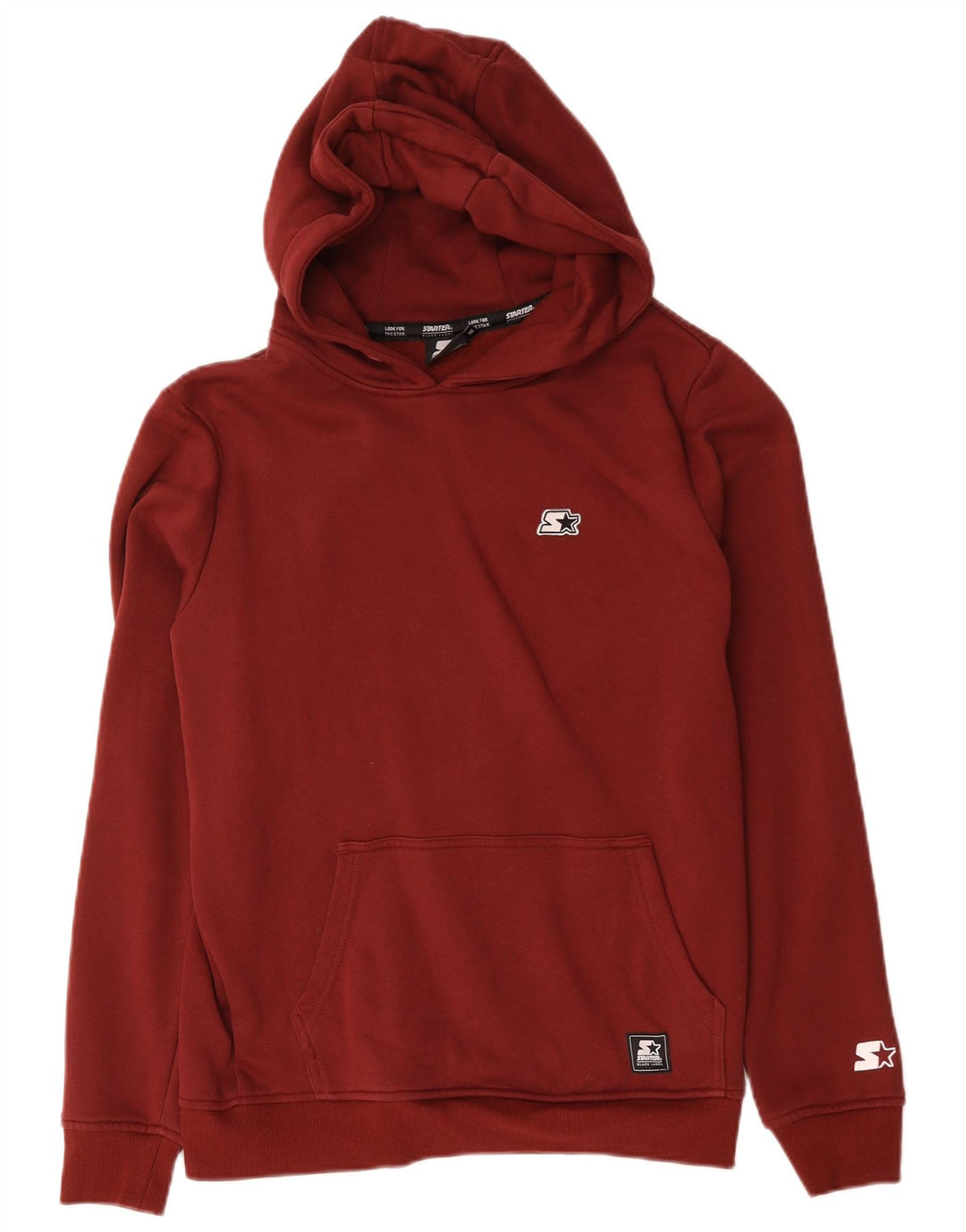 Starter Herre hættetrøje Jumper Medium Burgundy Bomuld