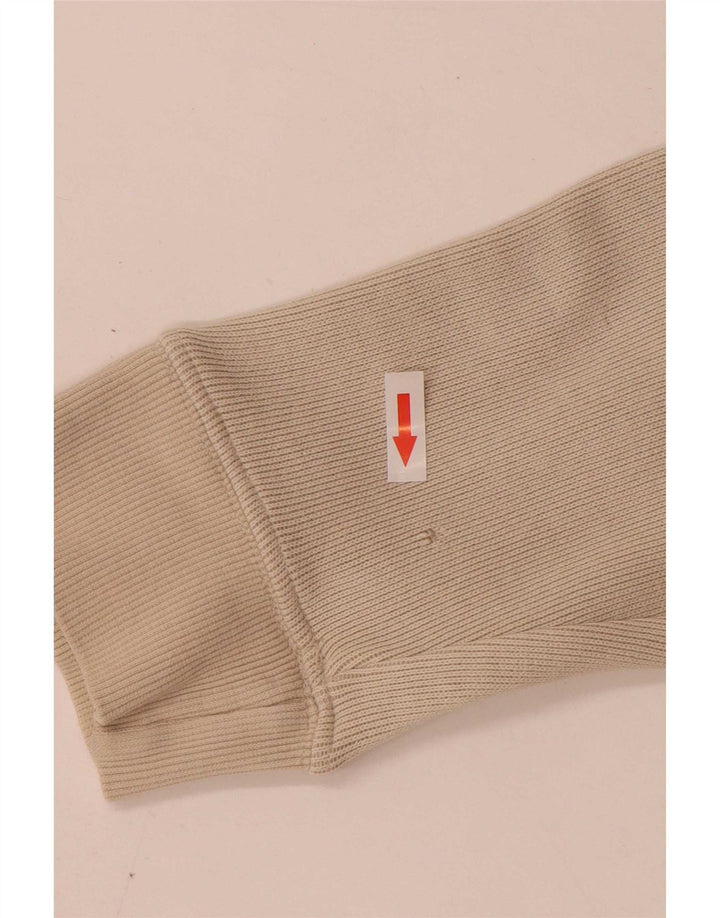 Marks & Spencer Langærmet poloshirt til mænd mellembeige bomuld