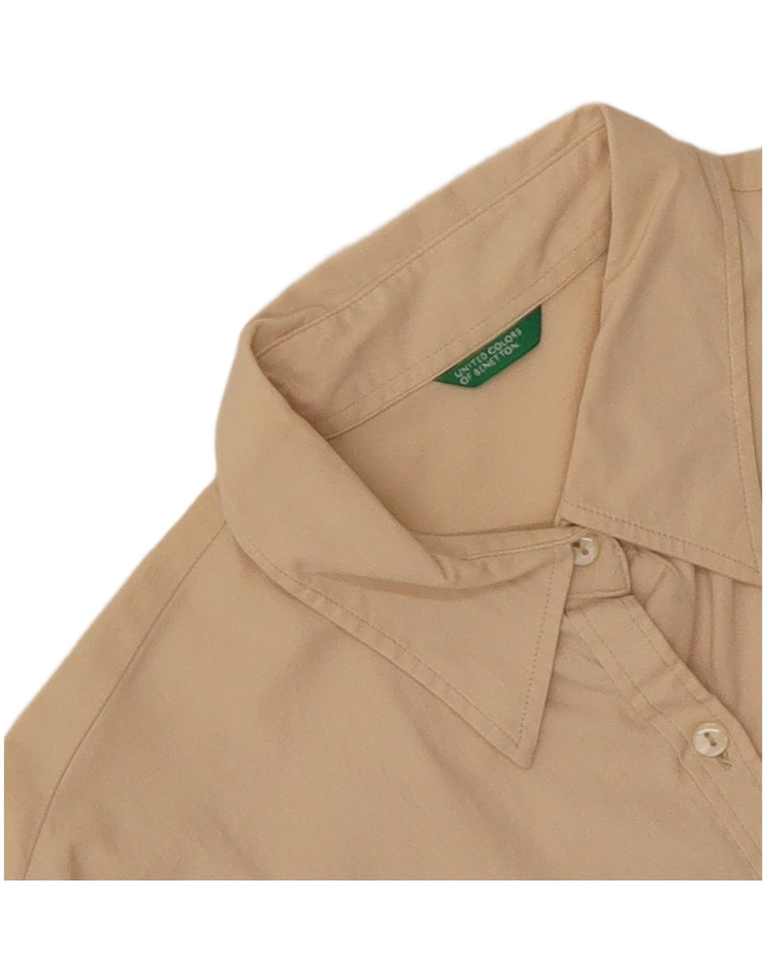 Benetton Dameskjorte UK 16 Large Beige