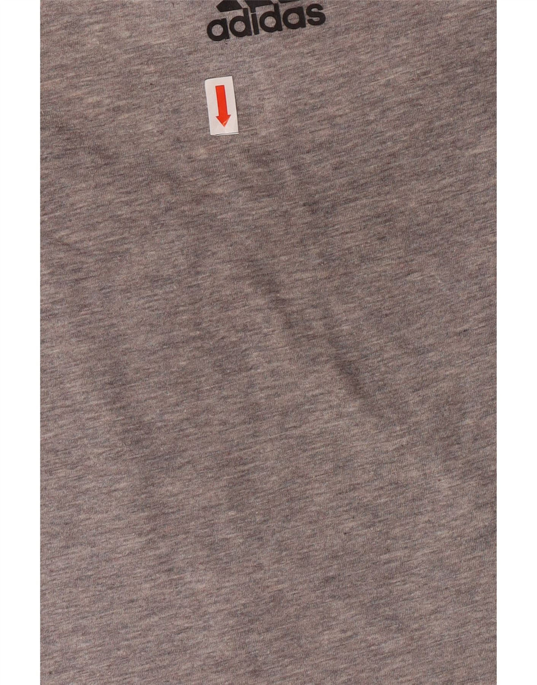 ADIDAS Womens Graphic T-Shirt Top UK 14 Large Grey Vintage Adidas and Second-Hand Adidas from Messina Hembry 