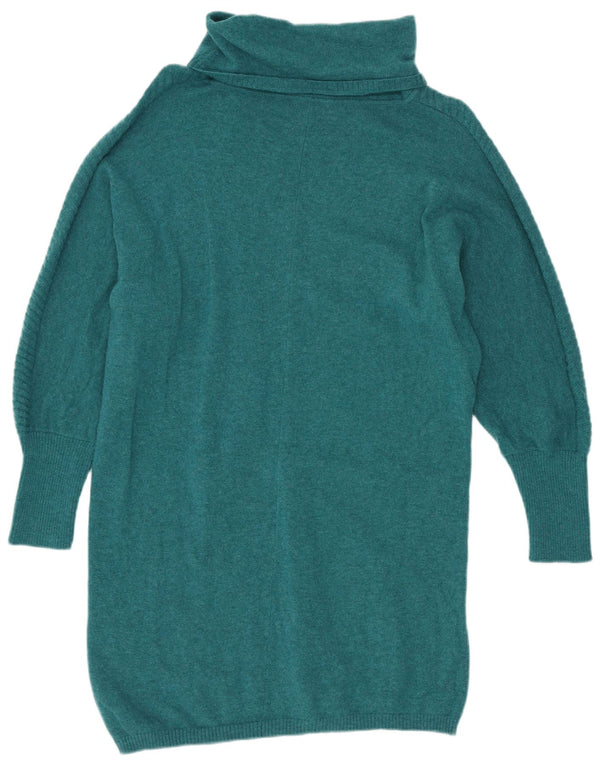 Luisa Spagnoli Dame 3/4-ærmet Jumper Dress UK 16 Large Green