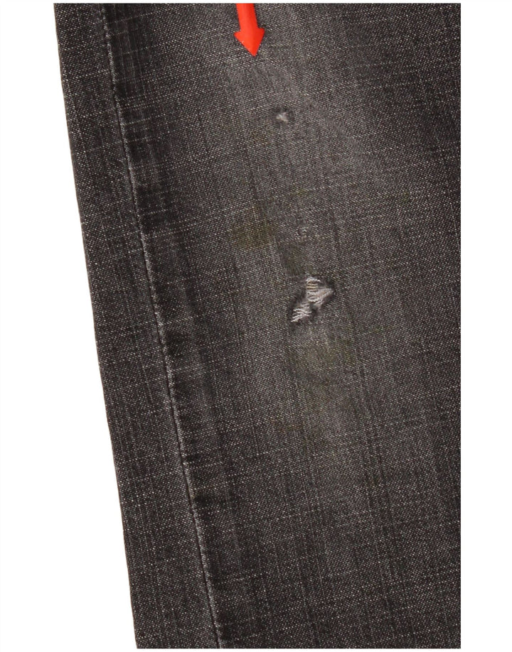 Levi's Womens 505 Distressed Straight Jeans US 6 Medium W30 L32 Grå