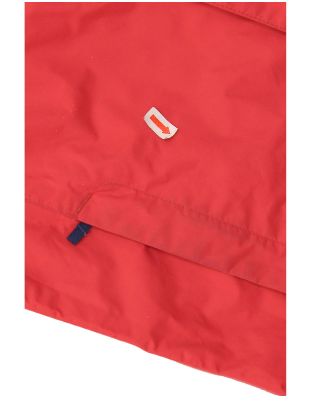 COLUMBIA Regnjakke med hætte til kvinder UK 12 Medium Rød Nylon