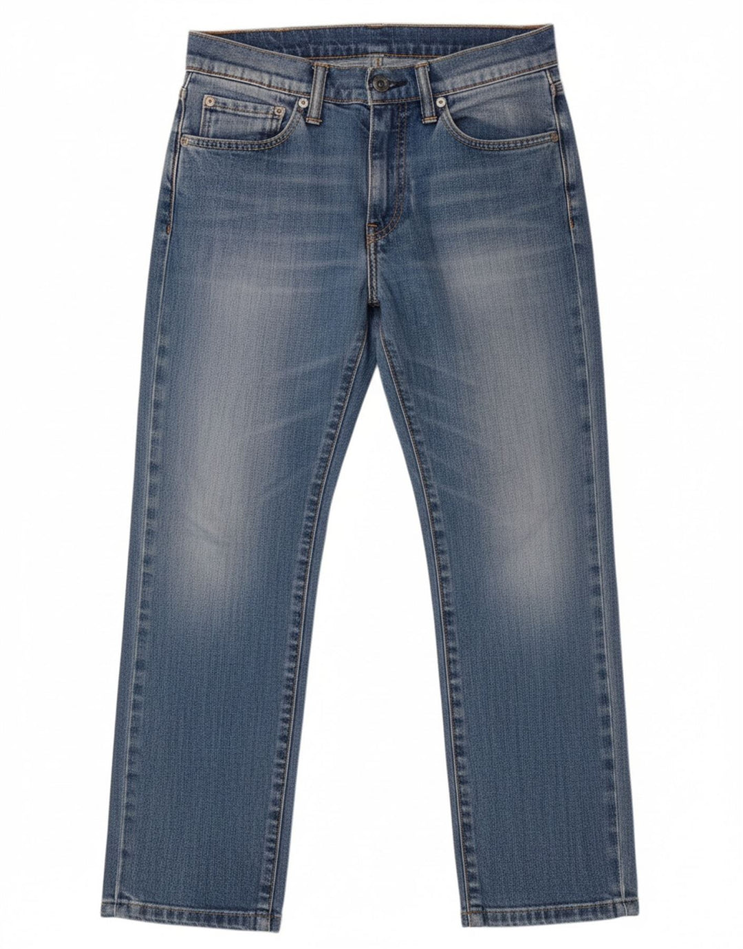 LEVI'S Womens 511 Straight Jeans W29 L26 Blue Cotton