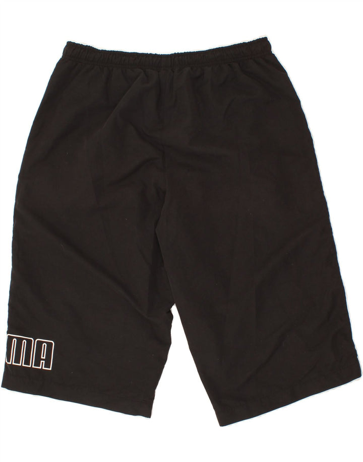 PUMA Mens Graphic Sport Shorts Large Black Vintage Puma and Second-Hand Puma from Messina Hembry 