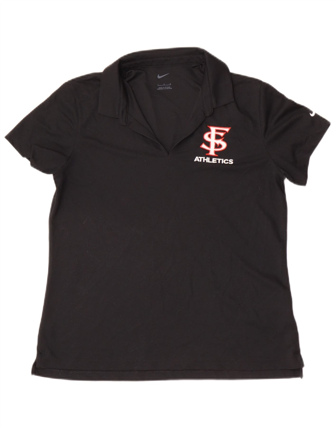 Nike San Francisco polotrøje til kvinder UK 14 Stor sort polyester
