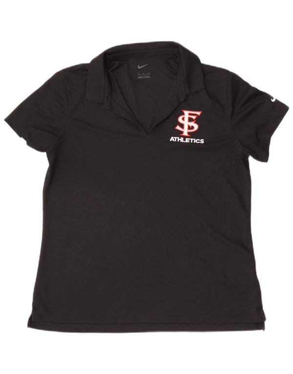 Nike San Francisco polotrøje til kvinder UK 14 Stor sort polyester