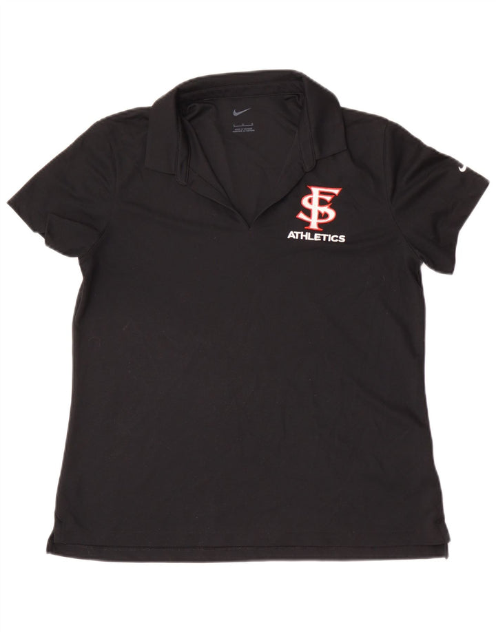 Nike San Francisco polotrøje til kvinder UK 14 Stor sort polyester