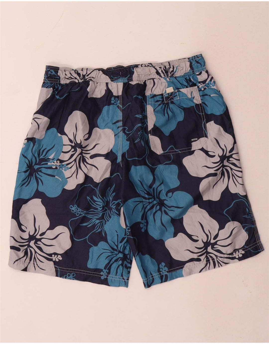 Marks & Spencer Herre Blue Harbor svømmeshorts Medium Navy Blue Floral