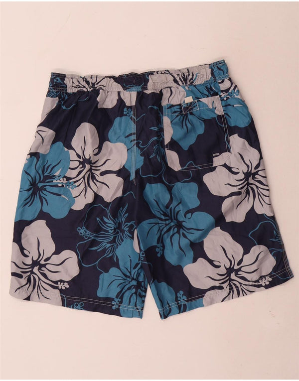 Marks & Spencer Herre Blue Harbor svømmeshorts Medium Navy Blue Floral