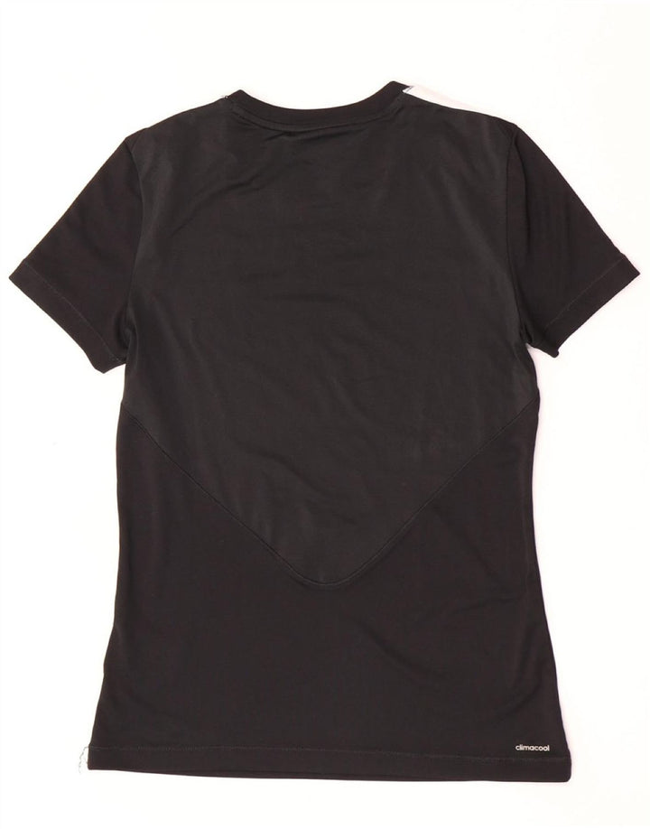 Adidas Boys Climacool T-Shirt Top 13-14 År Sort Polyester