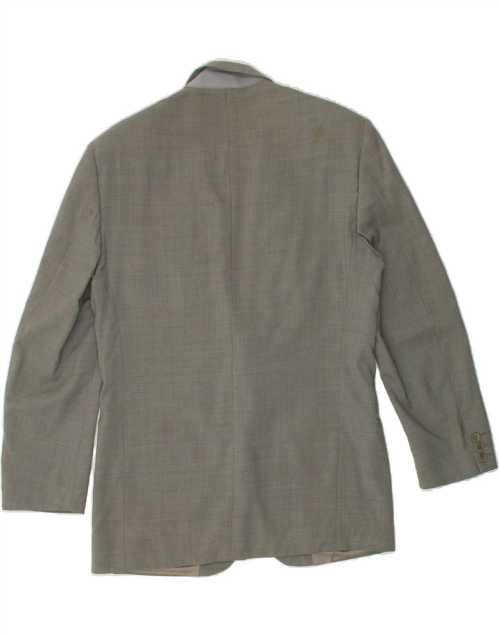 MISSONI Mens Uomo 2 Button Blazer Jacket IT 48 Medium Grey Wool Vintage Missoni and Second-Hand Missoni from Messina Hembry 