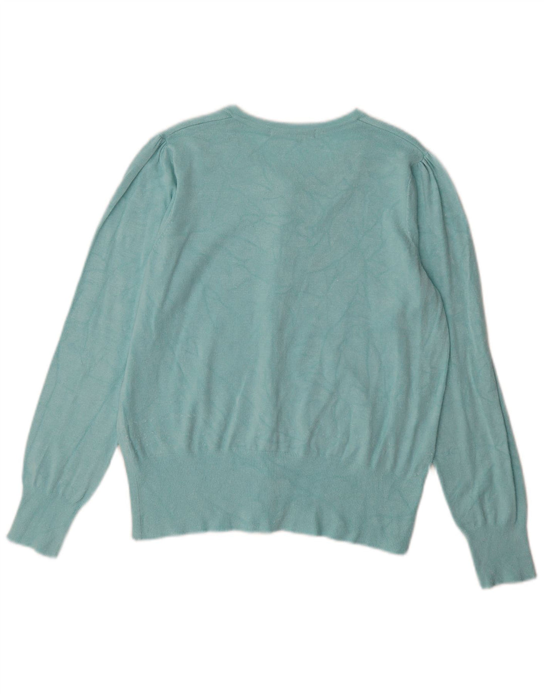 Marks & Spencer dame cardigan sweater UK 14 Medium Blue