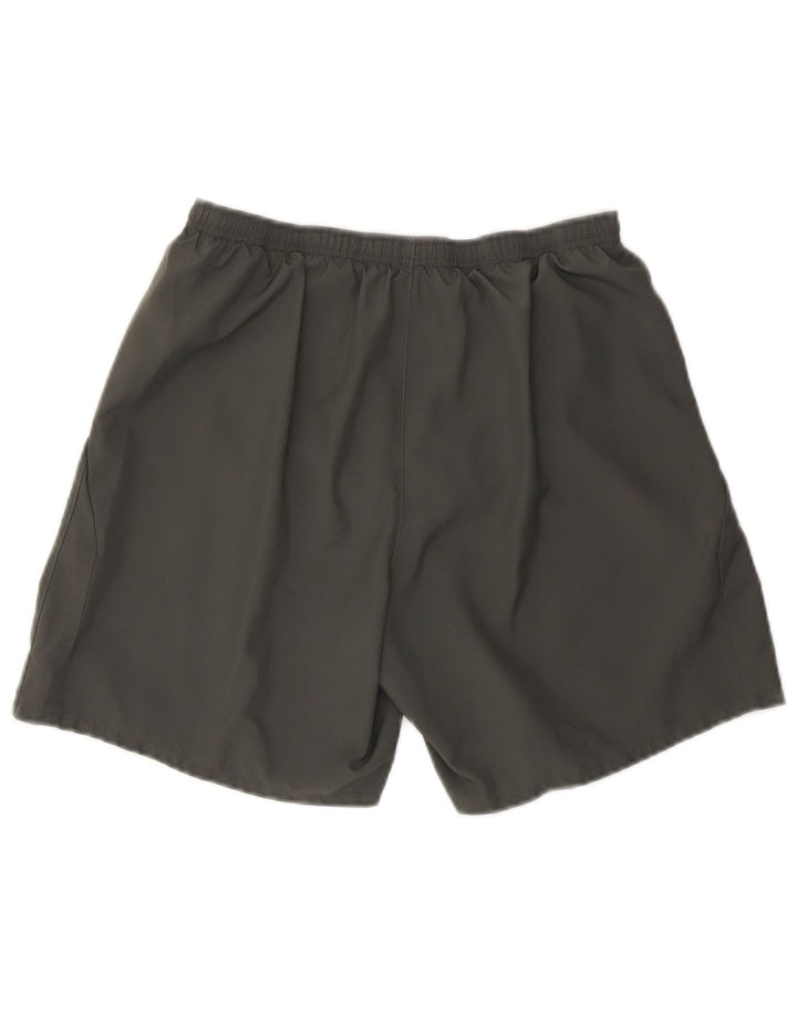 Nike Herre Dri Fit sportsshorts, store grå polyester