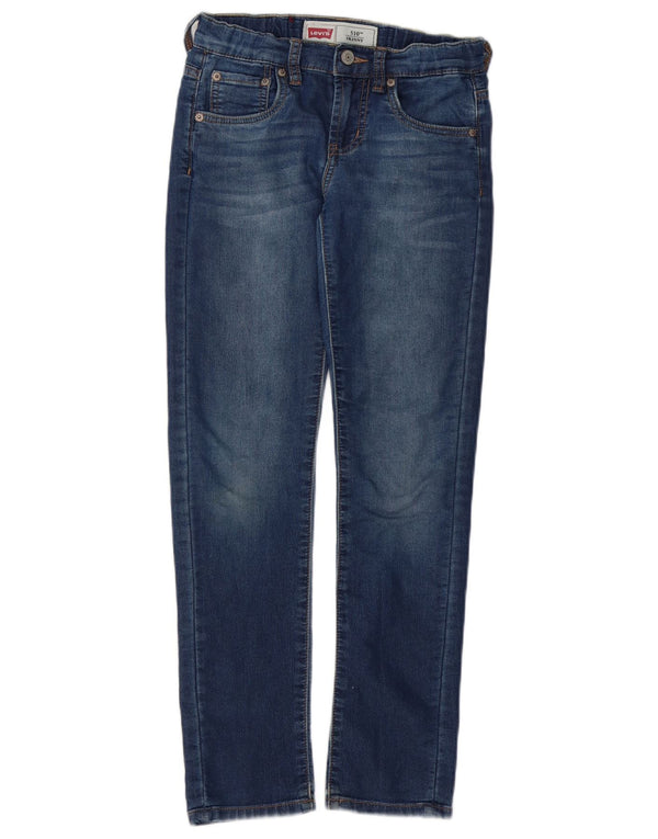 Levi's Boys 510 Skinny Jeans 9-10 år W24 L26 blå bomuld