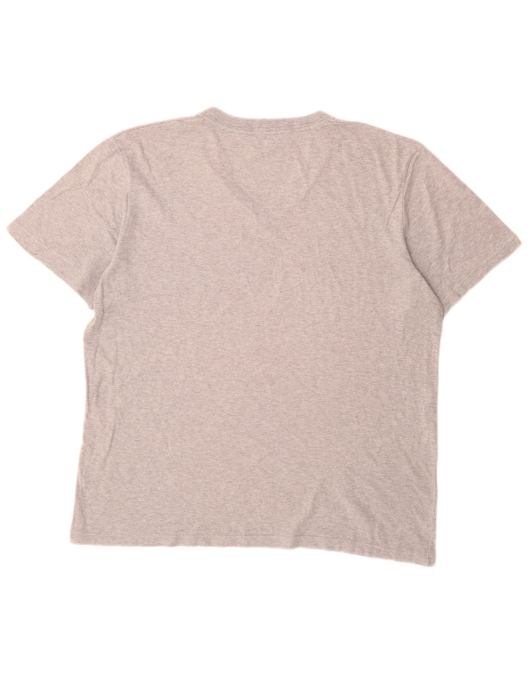 Benetton Herre T-shirt Top Medium Grey Flecked