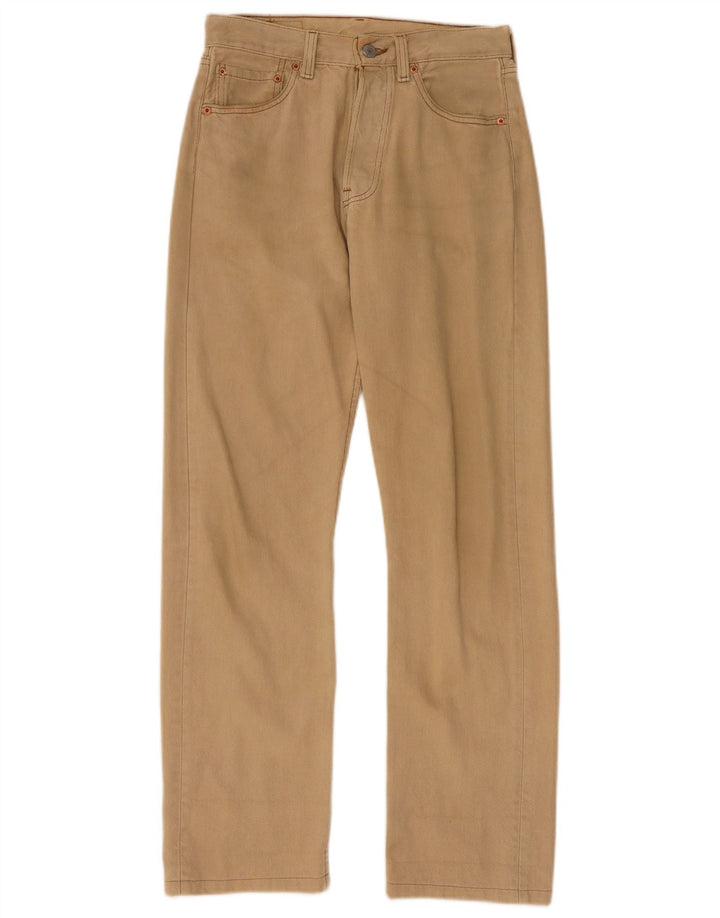 Levi's Herre 501 Straight Jeans W28 L30 Beige
