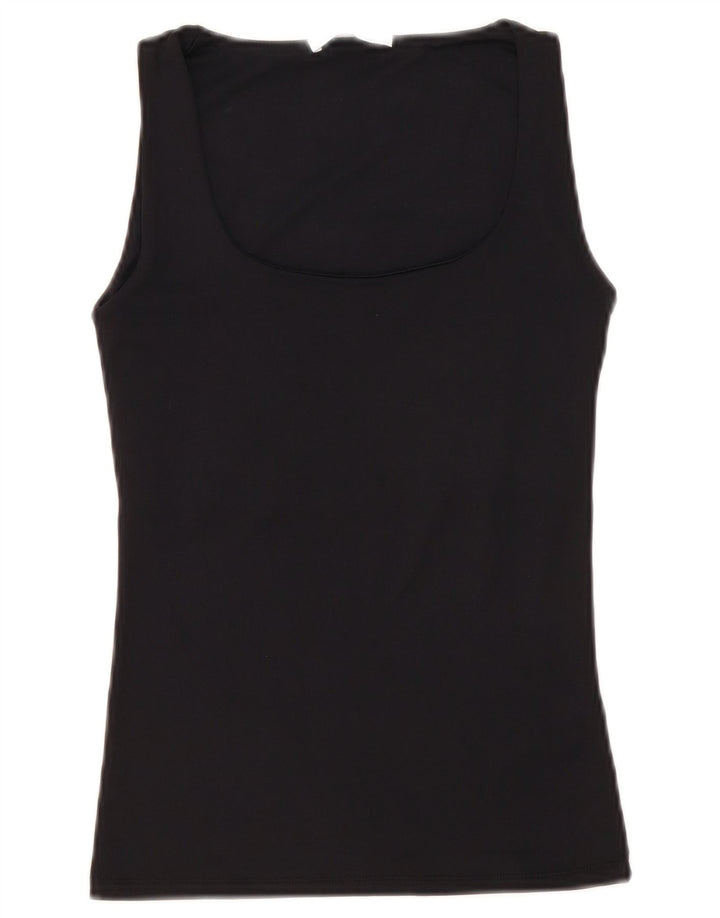 Zara Damevest Top UK 8 Lille Sort Polyamid