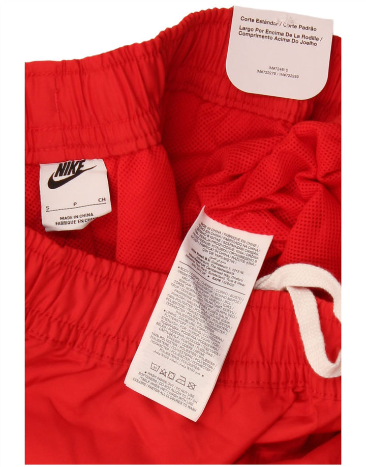 Nike badeshorts til mænd, små røde polyester