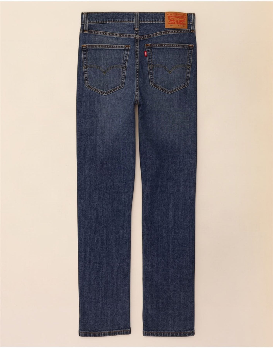 Levi's Herre 502 tilspidsede jeans W31 L32 blå bomuld