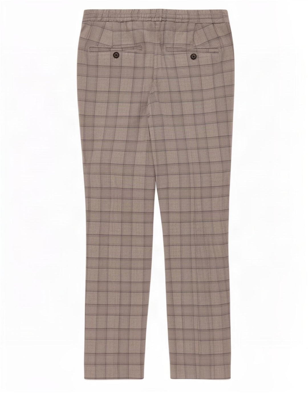 Zara Herre Slim Chino Bukser Medium W31 L28 Grå Houndstooth