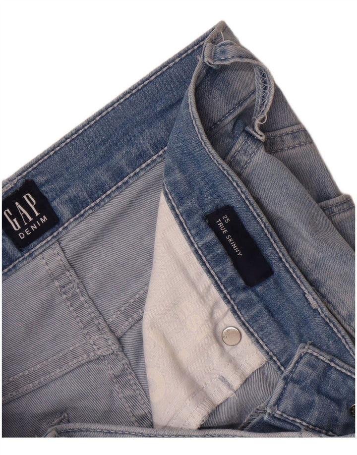 Gap Dame Skinny Jeans W25 L26 Blå Bomuld
