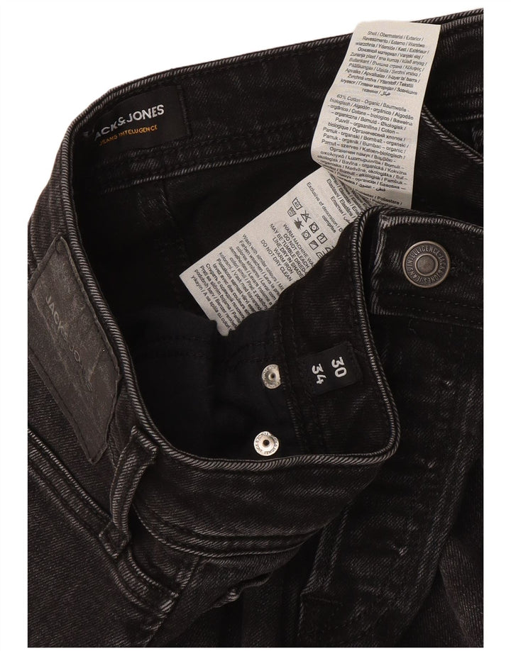 Jack & Jones Herre Slim Jeans W30 L34 Grå Bomuld