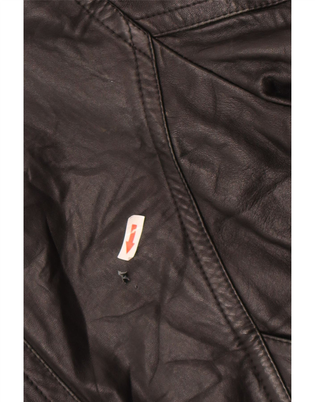 Vintage herre læderjakke UK 42 XL sort læder