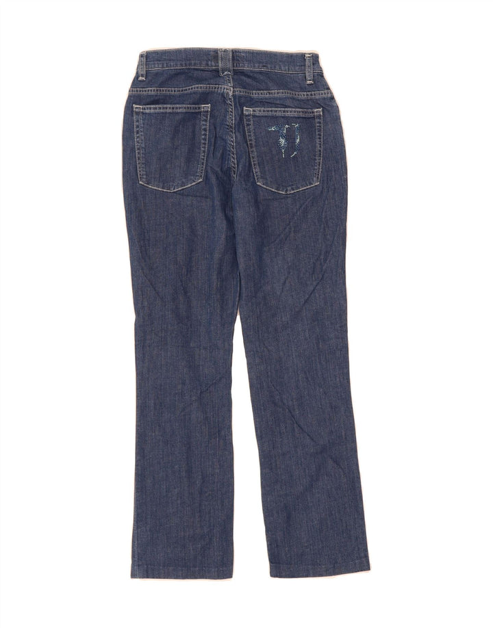 TRUSSARDI Womens Straight Jeans W26 L27 Blue Polyester Vintage Trussardi and Second-Hand Trussardi from Messina Hembry 