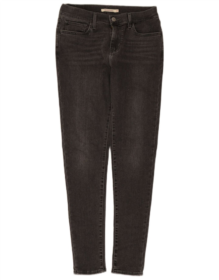 Levi's Dame 710 Super Skinny Jeans W29 L30 Grå Bomuld