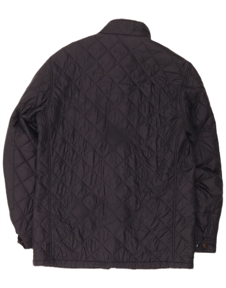 Barbour Herre quiltet jakke UK 40 Stor marineblå polyamid
