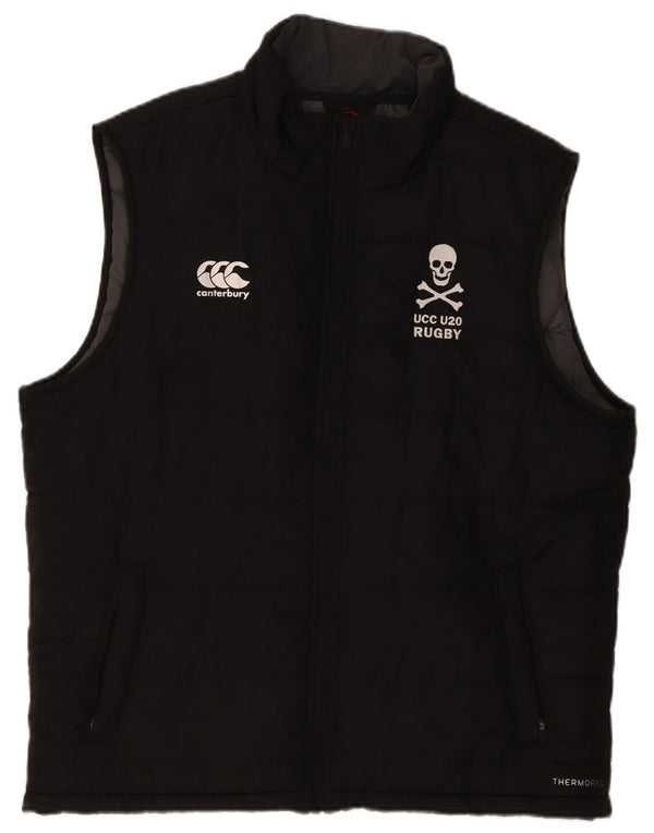 Canterbury Herre Polstret Gilet UK 44 2XL Sort Polyester