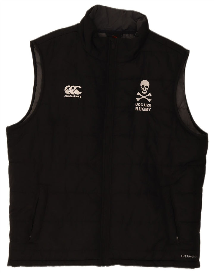 Canterbury Herre Polstret Gilet UK 44 2XL Sort Polyester