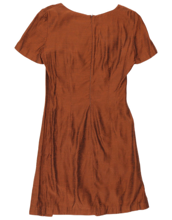 Elisa Landri Womens Sheath Dress UK 10 Small Brown