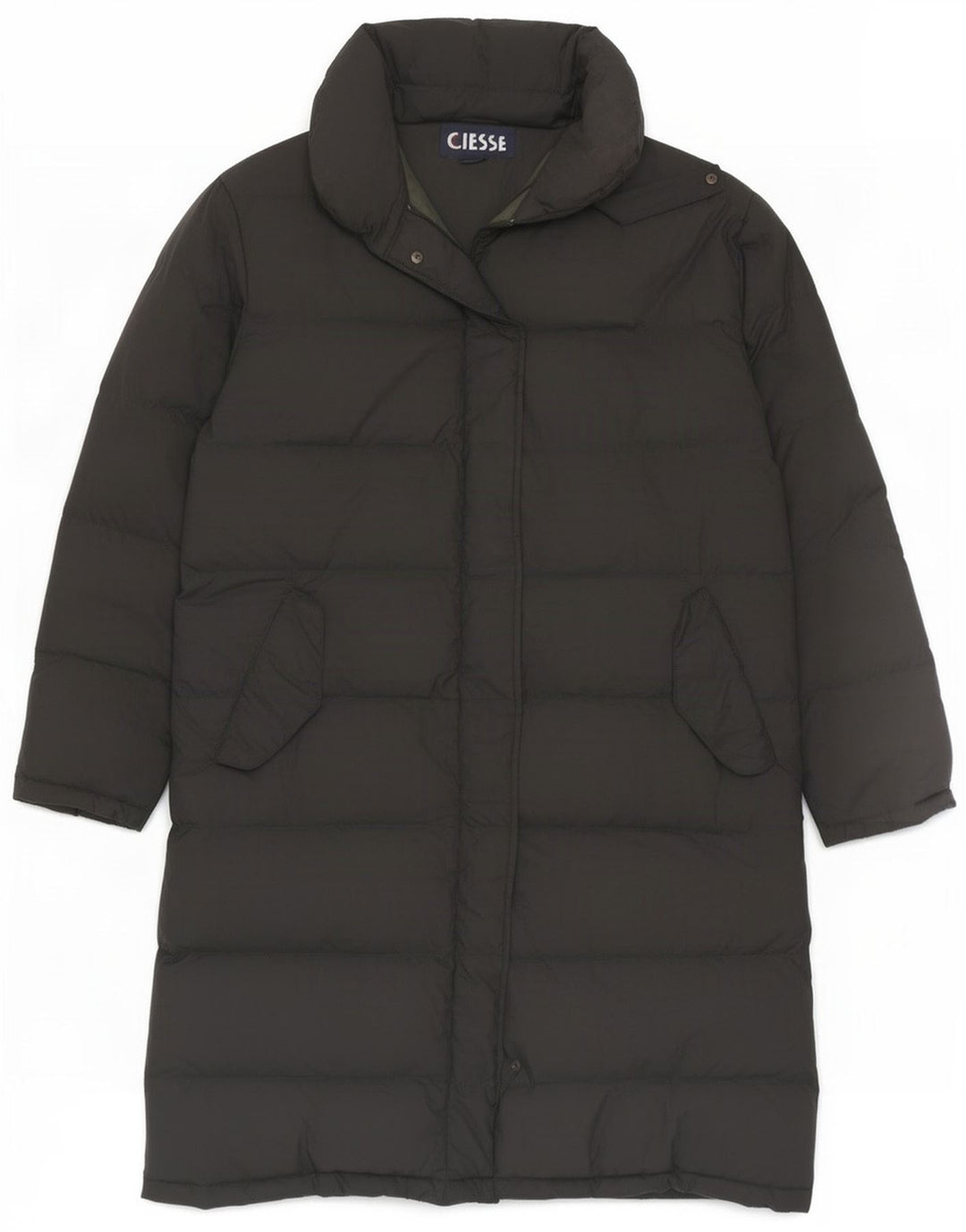 Ciesse Piumini Dame Oversized Polstret Frakke IT 44 Medium Sort