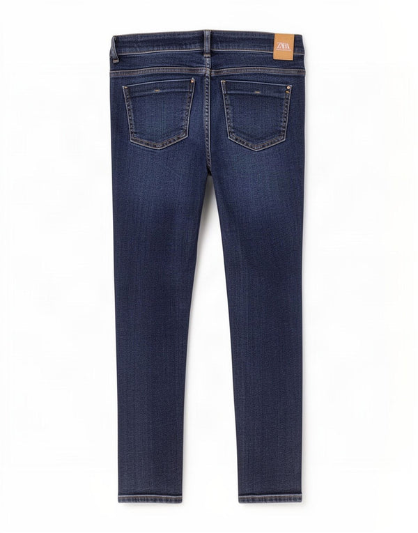 Zara Dame Skinny Jeans EU 40 Medium W30 L28 Marineblå