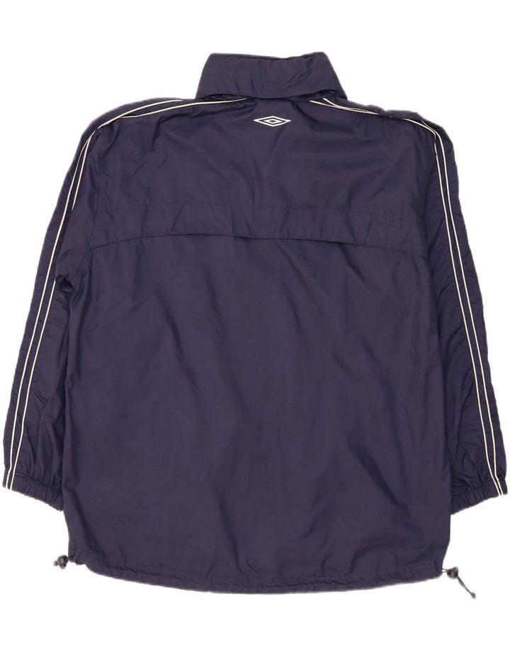 UMBRO Regnjakke til mænd UK 40 Large Navy Blue Nylon