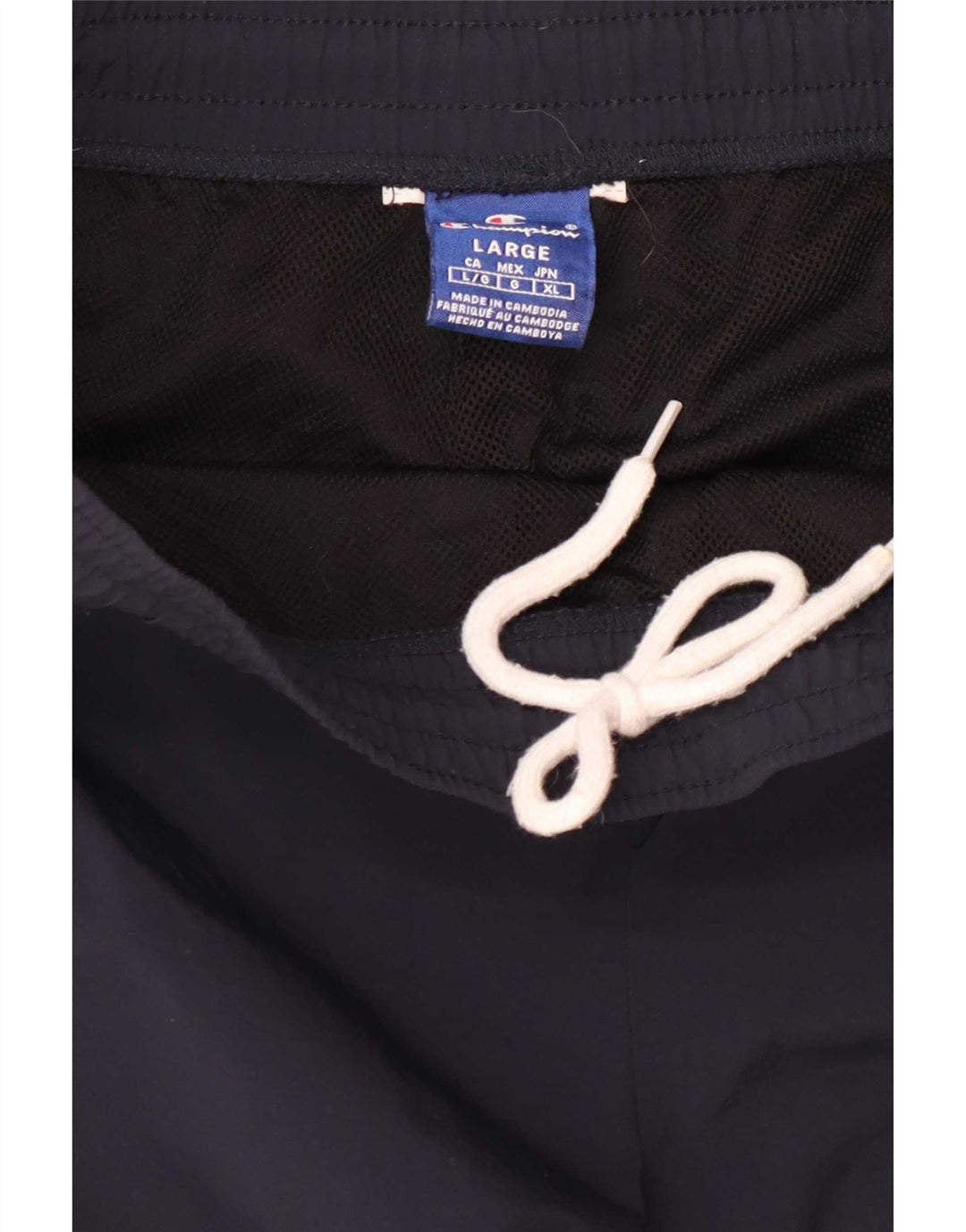 Champion Herre træningsdragt Bukser Joggers Large Navy Blue Colourblock