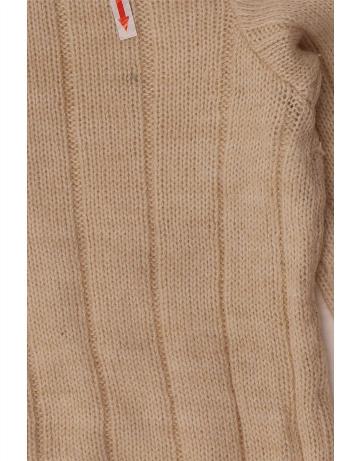 Vintage herre cardigan sweater Medium Beige