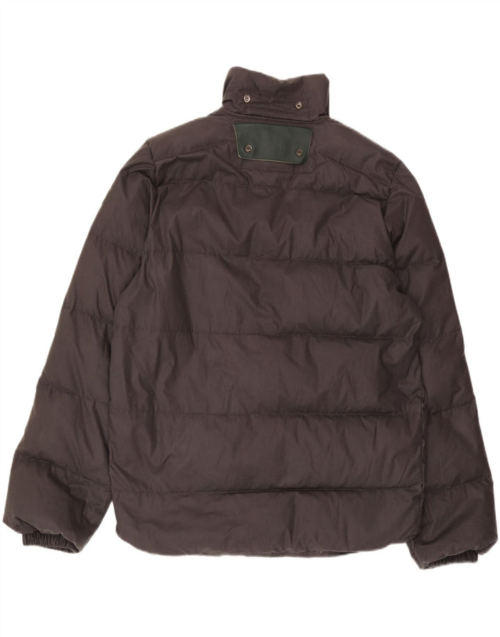 DIESEL Herre polstret jakke UK 40 Large Grå Polyester