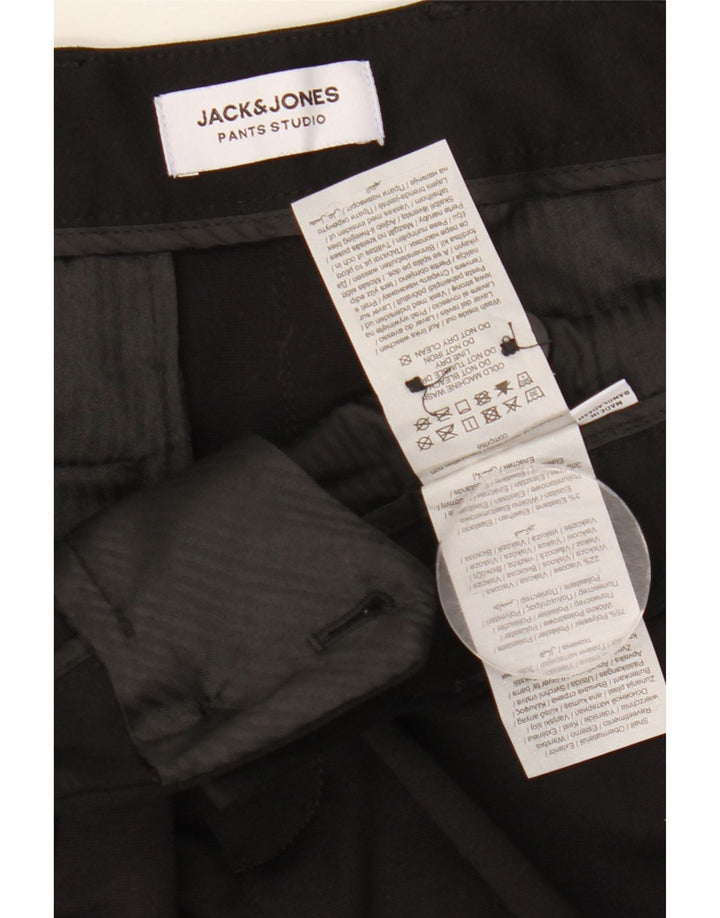 Jack & Jones Herre Marco Slim Chino Bukser W32 L34 Sort Polyester