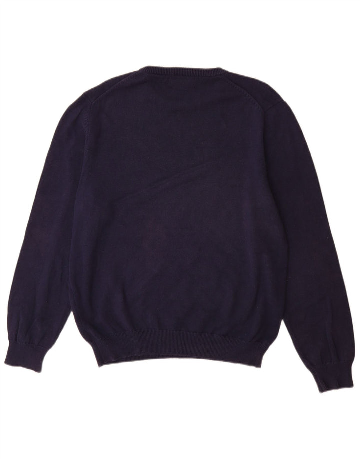 Marks & Spencer Herre Blue Harbor Crew Neck sweater Medium Navy Blue