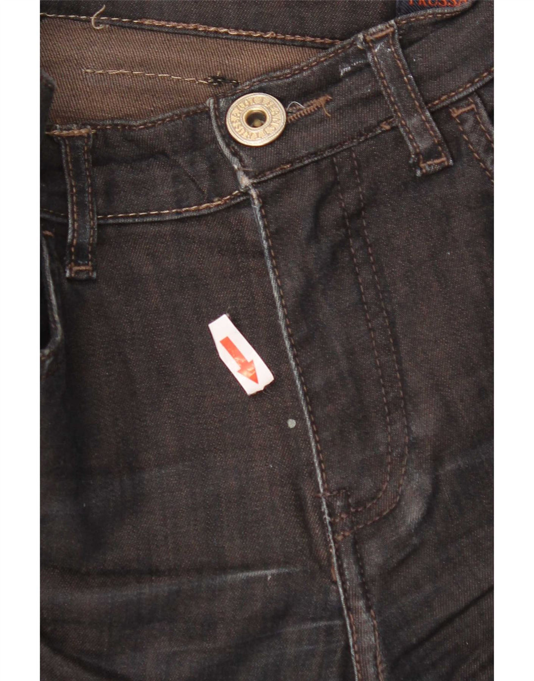Trussardi Straight Jeans til kvinder W28 L28 Sort