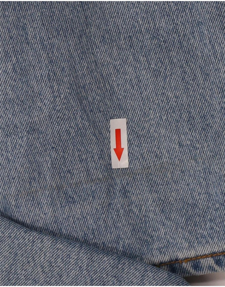Wrangler Herre Texas Straight Jeans W34 L32 Blå Bomuld