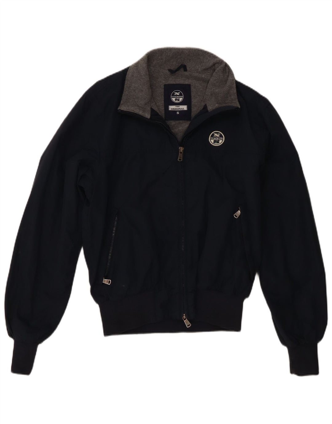North Sails Herre Bomber Jacket UK 36 Small Navy Blue Polyamide