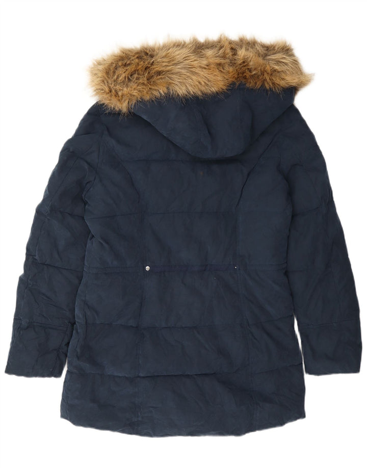 Nautica hættejakke til kvinder UK 14 Medium Navyblå polyester