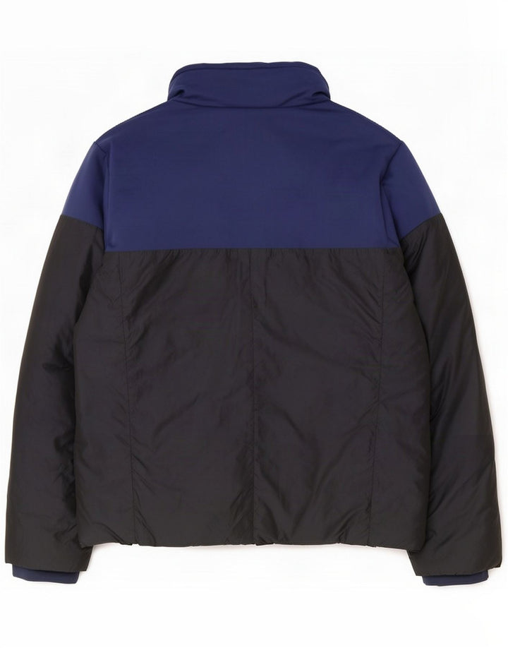Armani Polstret jakke til mænd IT 54 2XL Navy Blue Colourblock